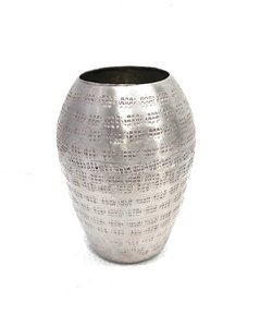 Vase à fleurs en aluminium Art Déco moderne, poli et brillant, fait main, de haute qualité, fabricant et exportateur en gros - Product Image 6