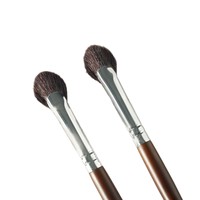 1 Pinceau Éclaircissant en Gros à Poils Naturels et Manche en Bois, Outil de Contour du Visage, Vente Directe Usine, Logo Personnalisé, Marque Privée, OEM, Prêt à Expédier