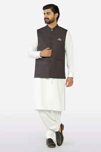 Chaleco Formal Personalizado al por Mayor para Hombre, Ropa Exterior de Verano Transpirable con Cierre de Botones, Poliéster y Algodón - Product Image 2