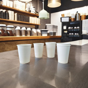 Vasos Desechables de Papel de una Sola Pared GREEN NEST con Impresión de Logotipo Personalizado para Bebidas de Cafetería y Comida para Llevar (Ciudad de Ho Chi Minh) - Product Image 2