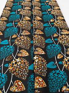 Tela de Algodón Ankara Africana Premium con Estampado de Cera de Abuja para Ropa de Mujer y Material de Moda Africana - Product Image 2