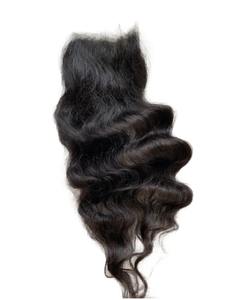 5x5 sud indien usine Remy vierge cambodgienne cheveux fermeture droite Texture mélange de cheveux avec des cheveux péruviens cheveux humains - Product Image 3