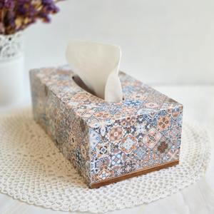 Boîte à mouchoirs en bois imprimée pour petits outils, idéale pour atelier et garage, vente en gros - Product Image 1