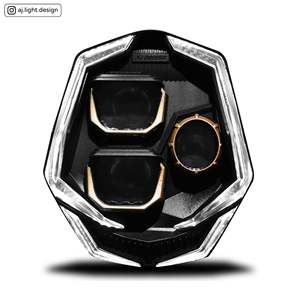 AJLIGHT DESIGN TAIWAN Luz Diurna Multifuncional con Función de Ojo de Demonio de 3 Ojos, Faro Delantero, Accesorio MMBCU para Actualización y Reequipamiento - Product Image 1