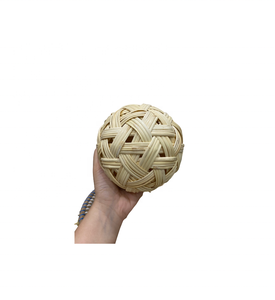 ชุดลูกบอลหวายหวายสีขาวสำหรับตกแต่งบ้านงานหัตถกรรมทำจากหวายทรงกลมสีน้ำตาล - Product Image 4