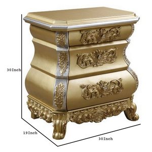 Classic Nightstand Made Of Solid Mahogany Wood High Quality With Carved For Bedroom Furniture - Product Image 6