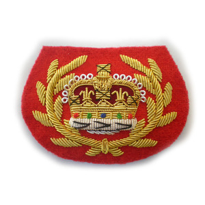 High Custom Hand Embroidered Badge Custom Shape & Color <b>Sew</b>-On Fabric Badges for Uniform Garment - Product Image 2