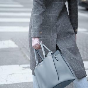 ถุงมือแฟชั่นบุผ้าแคชเมียร์หนังคลาสสิกสำหรับผู้หญิง - Product Image 5