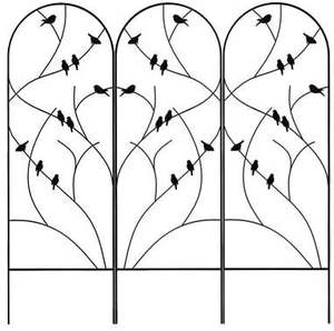 Treillis de jardin en aluminium pour l'extérieur, finition thermolaquée, optimisant la surface de culture verticale pour les fleurs - Product Image 2