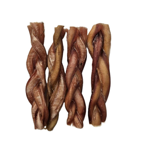 Bâtonnets tressés de buffle riches en protéines, vitamines et minéraux, faits à la main pour chiens – Faible teneur en glucides, faible en calories, faible en matières grasses, sans céréales, pour chiens seniors - Product Image 4