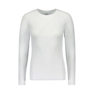 T-shirt de compression unisexe à manches longues pour le fitness, en polyester/nylon, personnalisable, accumulateur d'énergie - Product Image 6