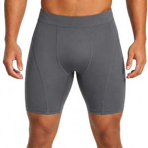 Shorts de compression pour hommes en polyester et élasthanne, séchage rapide, pour musculation, gymnastique, course à pied, sport, entraînement en salle de sport - Product Image 6