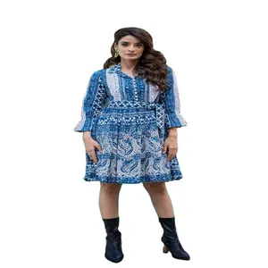 Latest Summer Style Pure Cotton Western Tunic Top| New Summer Clothes Manufacturer & Wholesale Suppliers From India