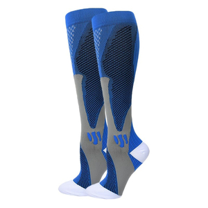 Compression <b>Socks</b> <b>Knee</b> <b>High</b> Breathable Knitted <b>Socks</b> Spandex Polyester Running Sports <b>Socks</b> Geometric Pattern Adult Summer - Product Image 4