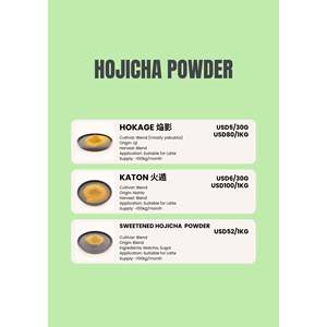 Hojicha Instant Drink Powder Sample <b>Set</b> 20g Each - Product Image 3