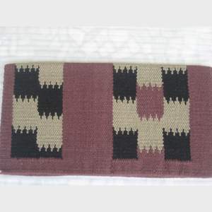 Manta de Silla de Montar de Lana de Nueva Zelanda con Patrón Azteca, Almohadilla para Caballo Estilo Western, Gruesa, Suave, Transpirable y Duradera, para Equitación - Product Image 1