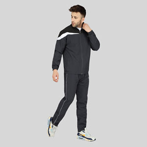 Conjunto Deportivo Informal de Verano para Hombre, Talla Grande, Color Sólido, con Malla Transpirable y Secado Rápido - Product Image 4