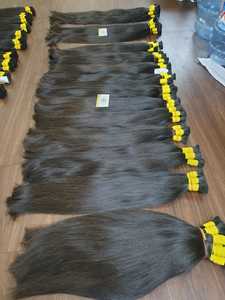 ผมต่อจำนวนมากสีดำธรรมชาติ150กก. สินค้าจากร้านขายผม Minh khang ในเวียดนาม - Product Image 2