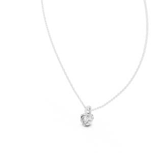 Wholesale New Fashion Jewelry <b>Chain</b> 925 <b>Silver</b> Zircon Square Circle <b>Necklace</b> for Women - Product Image 4
