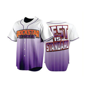 2025 OEM Service Design Breathable 100% Polyester <b>Baseball</b> Uniform Wholesale Fashion Men's Uniform with Customized Logo - Product Image 3