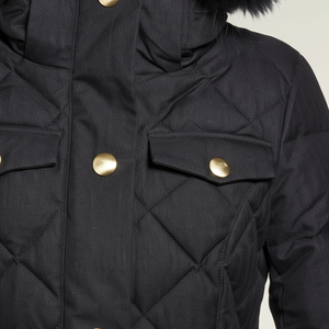 Chaqueta Bomber Personalizada para Mujer, de Invierno, Tejida, Transpirable, Impermeable, Resistente al Viento, con Relleno 100% Poliéster, Exterior de Nailon, OEM/ODM - Product Image 5