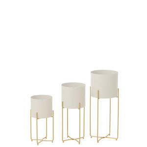 Maceta de Metal con Acabado Martillado de Primera Calidad, Elegante Maceta Decorativa para Sala de Estar y Balcón - Product Image 3