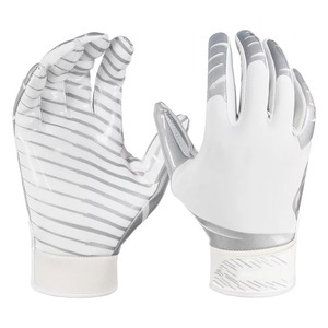 Sublimation American Football Gloves Non <b>Slip</b> Silicone Grip Team Sports Gloves - Product Image 5