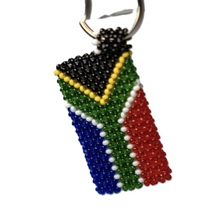 Premium Handmade Embroidery <b>Keyring</b> with Glass Seed Bead Artwork Creative Handmade Glass Seed Beads Keychain for Fashion Styling - Product Image 2