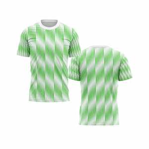 Camiseta de Fútbol Personalizada con Diseño Abstracto Amarillo, Sublimada, para Equipo de Fútbol - Product Image 4