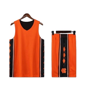 Maillot de football Maillot de basket-ball double face Ensemble uniforme de basket-ball inversé Hommes Costume de sport imprimé des deux côtés CHEMISE d'entraînement - Product Image 5