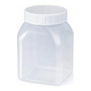 Botella de Lavado de Plástico de 1000 ml para Muestreo de Laboratorio con Tapa de Rosca - Product Image 1