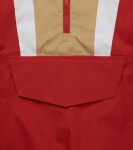 Blouson de course à capuche pour homme, coupe-vent, avec blocs de couleur, fermeture éclair, décontracté, pour l'automne, en polyester - Product Image 5