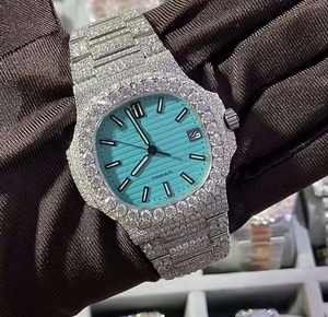 40MM Top Selling Luxury <b>Iced</b> <b>Out</b> VVS Moissanite Diamond Bust Down Premium Quality Brand New <b>Watch</b> for Men - Product Image 5