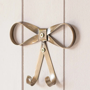 Antique Brass Bow <b>Wall</b> <b>Hook</b> Coat <b>key</b> rack Coat <b>Hook</b> - Product Image 1