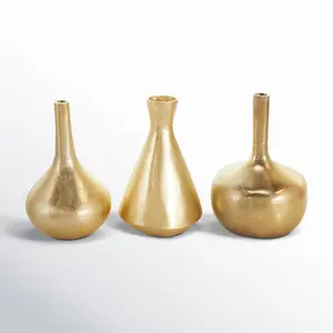 Jarrón de flores decorativo de metal negro mate de moda, jarrón de flores de hierro artesanal de lujo para el hogar, Zahid Exports - Product Image 1