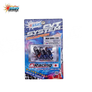 SUN Racing Nuevo Resorte de Embrague para Scooter Yamaha MIO SOUL I115, 1200 RPM, Material de Acero, Respuesta de Arranque Mejorada, Negro (3 Piezas/Juego) - Product Image 6