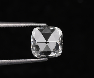 เพชร OM GEMS รับรองโดย IGI รูปทรงโรสคัท คุณภาพ VVS-VS สี E,F เพชรปลูกในห้องปฏิบัติการ 100% ไม่มีสี สำหรับทำเครื่องประดับ - Product Image 4