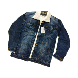 Chaqueta vaquera con Cuello de piel para hombre - Product Image 2