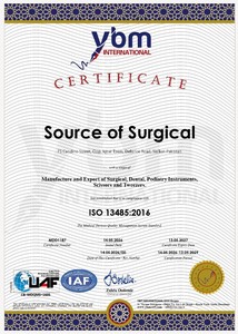 Instruments dentaires professionnels chirurgicaux en gros : Forceps manuels en argent pour l'extraction dentaire (maxillaire) - Certifié CE - Product Image 5