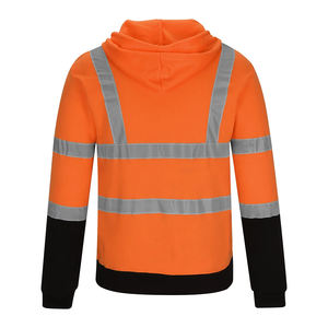 Chaqueta de Seguridad de Alta Visibilidad para Trabajo en Invierno, con Franjas Reflectantes, Cierre Completo, Logotipo LED Frontal, Resistente al Viento y Ecológica para Hombre, Venta al Por Mayor - Product Image 2
