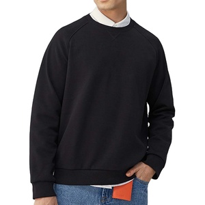 Men's Custom Embroidery Cotton Crew Neck <b>Sweatshirt</b> Oversized Pullover Hoodie for Winter - Product Image 5