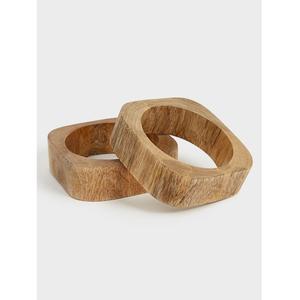 Bracelets en bois naturel imperméables de qualité supérieure pour femmes, finition élégante et lisse, bijoux en bois personnalisables conçus pour - Product Image 1