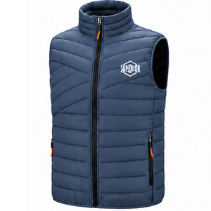 Chaleco de Invierno Premium para Hombre, Acolchado y Duradero, con Relleno Térmico Ligero y Cierre de Cremallera Seguro para Actividades al Aire Libre - Product Image 1