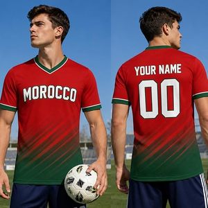 Camiseta de Fútbol Personalizada con Nombre y Número del Equipo, Camisetas de Práctica 100% Poliéster de Secado Rápido que Absorben la Humedad para Unisex - Product Image 2