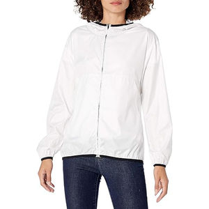 Chaqueta Cortavientos para Mujer con Media Cremallera, Transpirable, de Nailon Estampado, Color y Logotipo Personalizados, Servicio OEM al por Mayor, Precio de Mayoreo - Product Image 2