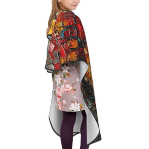 Cape de Barbier pour Enfants Motif Unique Tissu Imperméable Haute Qualité Fournisseur ODM en Gros 2026 - Product Image 2