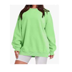 Sudadera de Invierno Oversize para Mujer, Estilo Urbano, Forrada con Felpa Gruesa, Spandex/Algodón, con Logotipo Personalizable, Venta al Por Mayor - Product Image 5