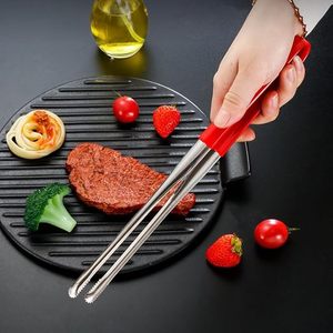 Premium Stainless Steel Kitchen Grill <b>Tongs</b> for Cooking BBQ <b>Serving</b> - Product Image 2