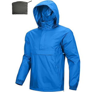 Chaqueta Ligera Impermeable de Lona para Caza y Actividades al Aire Libre para Hombre, con Capucha, para Lluvia y Camping, Cierre Frontal, Cargada por Dress Sports - Product Image 1