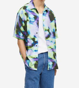 Chemise à manches longues boutonnée en coton rayée décontractée pour hommes, grande taille, de haute qualité - Product Image 5